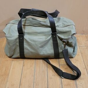 Vintage Rare United By Blue for Sperry Canvas and Leather Weekender Duffle Bag